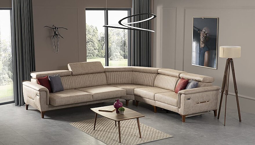 Taviano Modern Köşe Koltuk Takımı - 3
