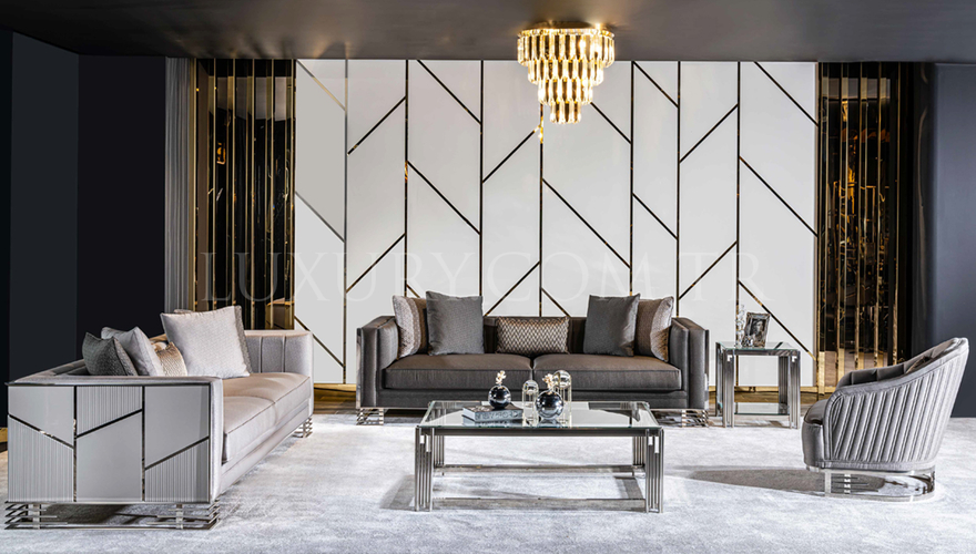 Tegre Metal Sofa Set - 1075