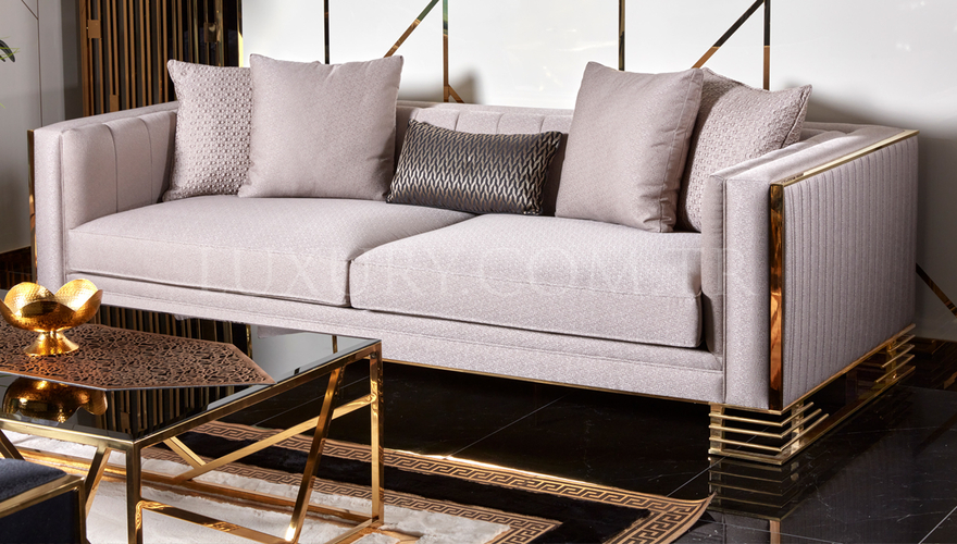 Tegre Metal Sofa Set - 2