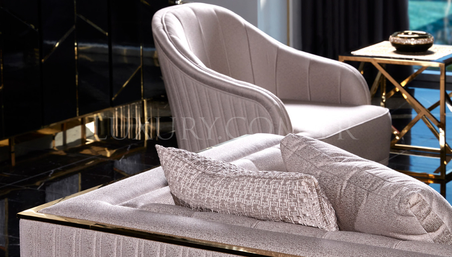 Tegre Metal Sofa Set - 7