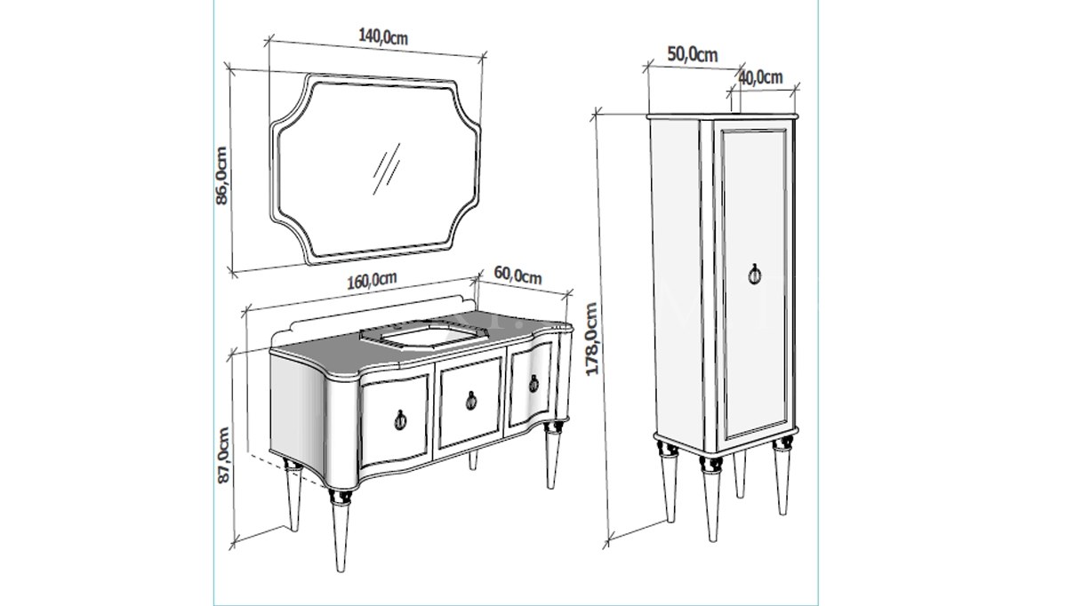 Tonera Bathroom Set - 5