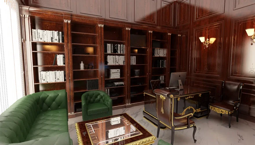 Troy Classic Executive Desk - 1