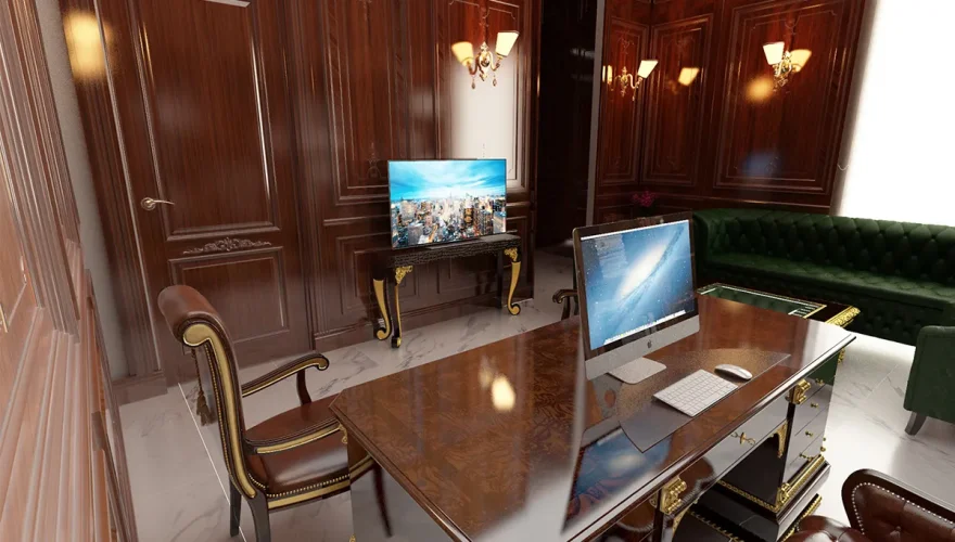 Troy Classic Executive Desk - 3