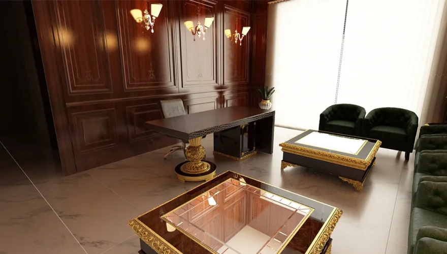 Troy Classic Executive Desk - 4