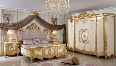 Tuğrahan Altın Varaklı Yatak Odası - Thumbnail