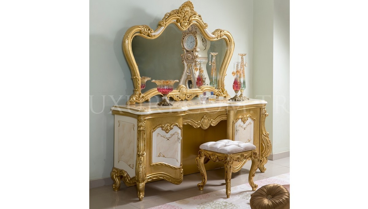 Tuğrahan Altın Varaklı Yatak Odası Luxury Mobilya Tuğrahan Altın Varaklı Yatak Odası Luxury Mobilya