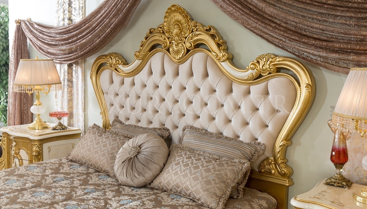 Tuğrahan Altın Varaklı Yatak Odası Luxury Mobilya Tuğrahan Altın Varaklı Yatak Odası Luxury Mobilya