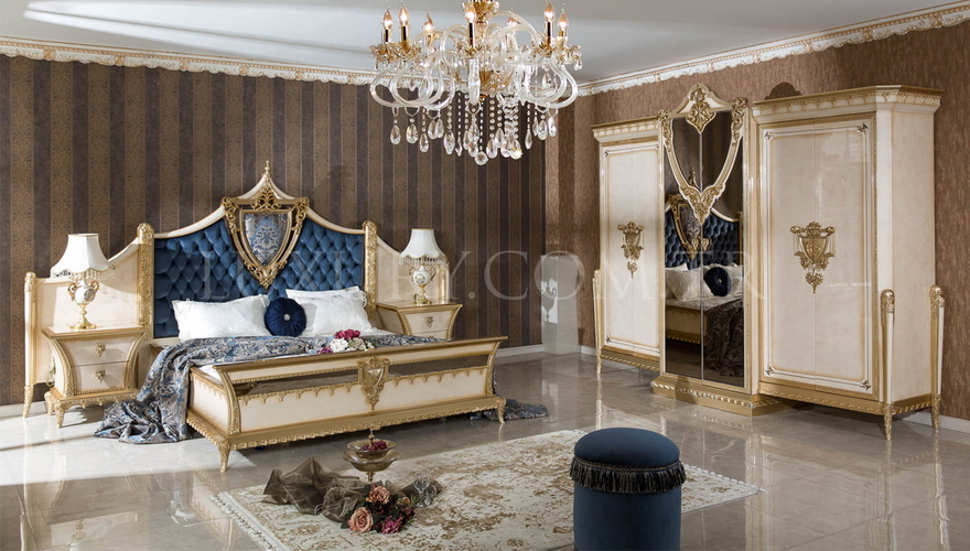 Tuvalya Krem Classic Bedroom - 3