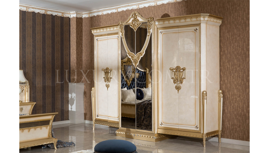 Tuvalya Krem Classic Bedroom - 13