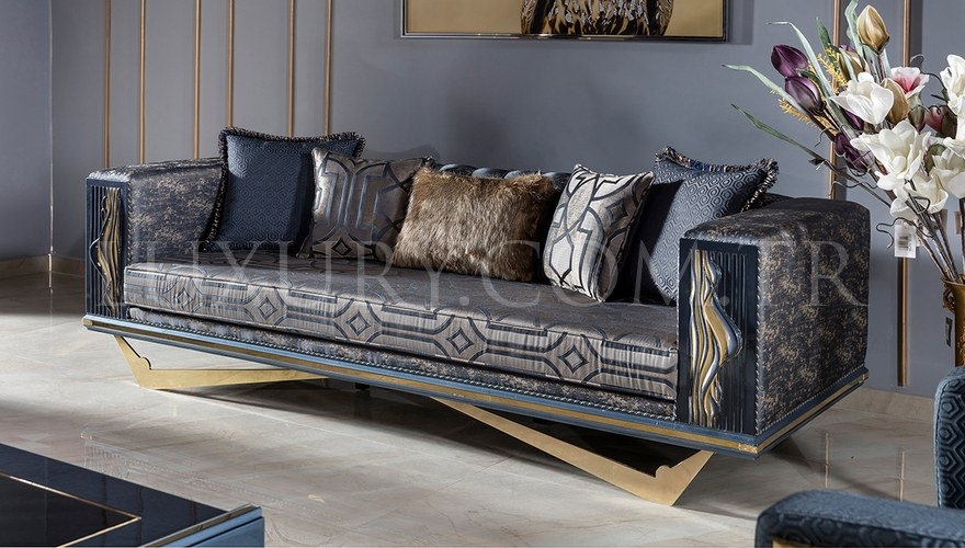 Valentin Metal Sofa Set - 9