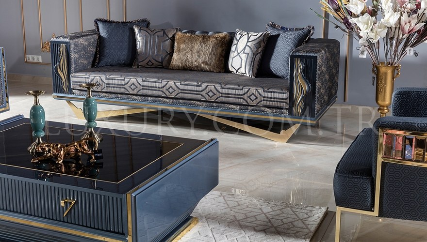 Valentin Metal Sofa Set - 2