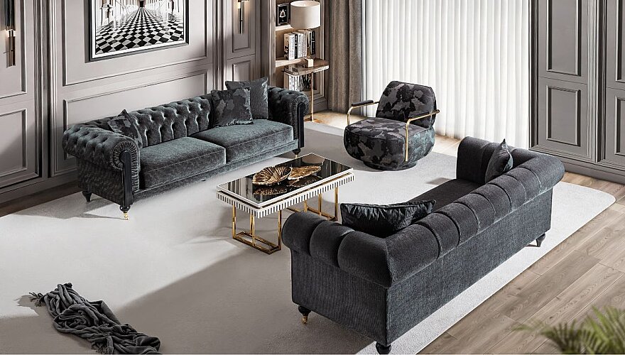 Valenzo Chesterfield Koltuk Takımı - 2