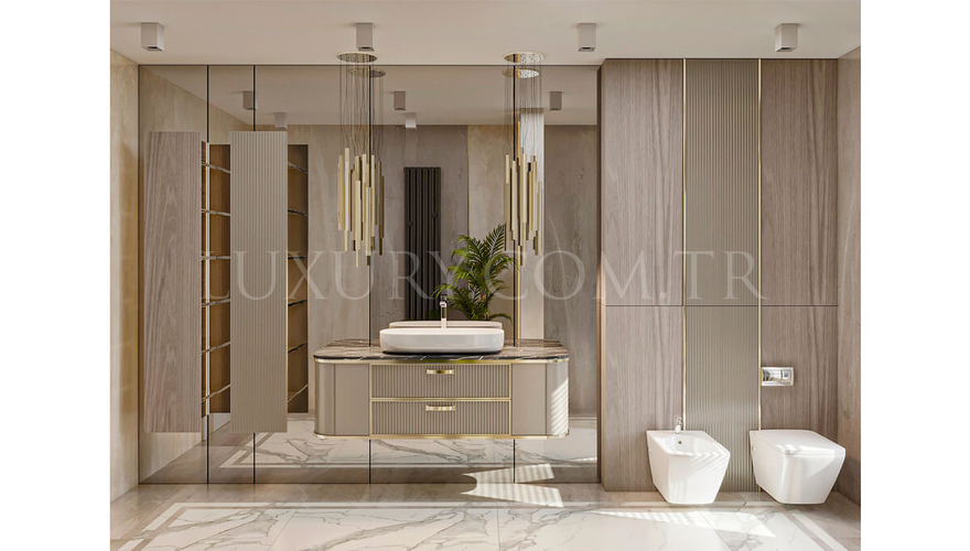 1132 - Vannes Modern Banyo Dekorasyonu