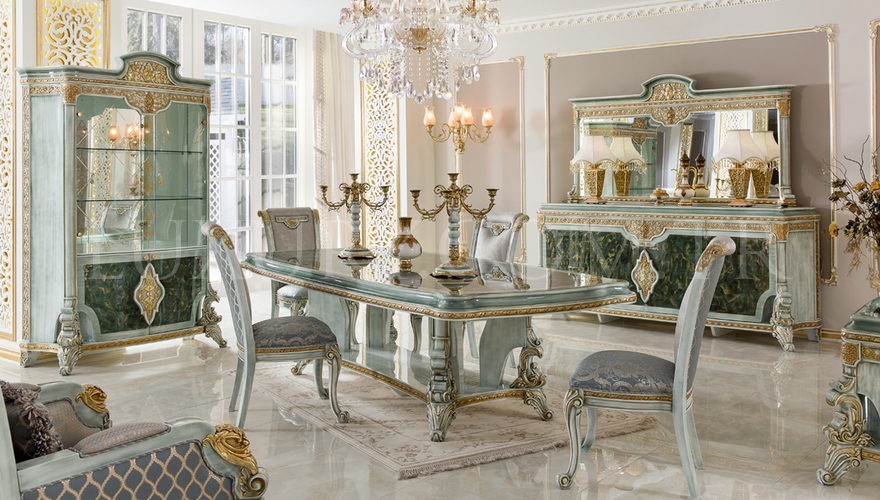 Vanseras Bronz Lake Dining Room - 1050