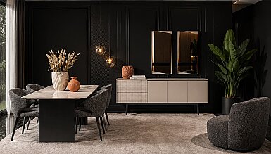 Varese Gri Yemek Odası - 1182