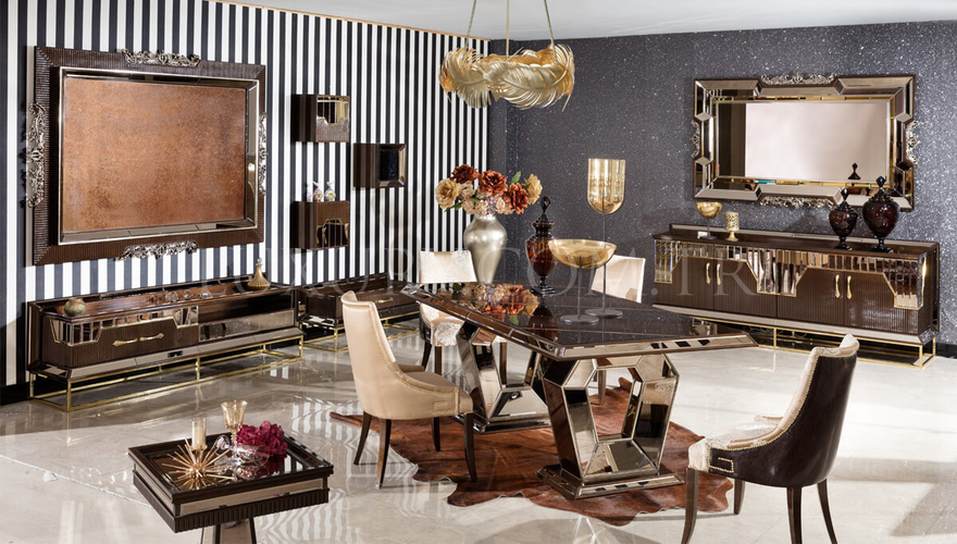 Vasteras Modern Brown Dining Room - 1128