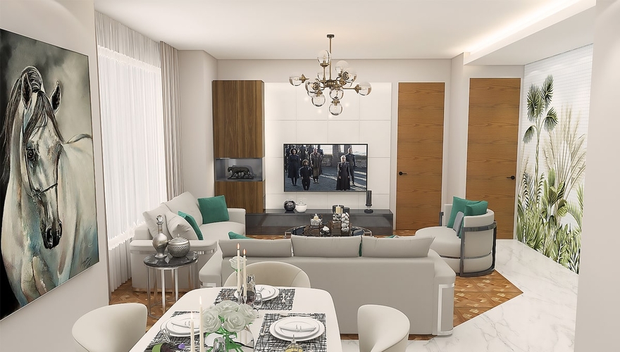 1140 - Velda Salon Dekorasyonu Projesi