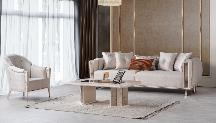 Veldora Modern Sofa Set - 3