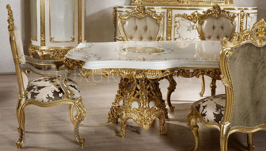 Veliaht Table à Manger Marron - 3