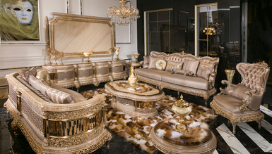 Velvet Klasik Koltuk Takımı - 1018