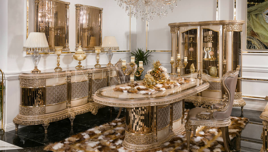 Velvet Klasik Yemek Odası - 1018