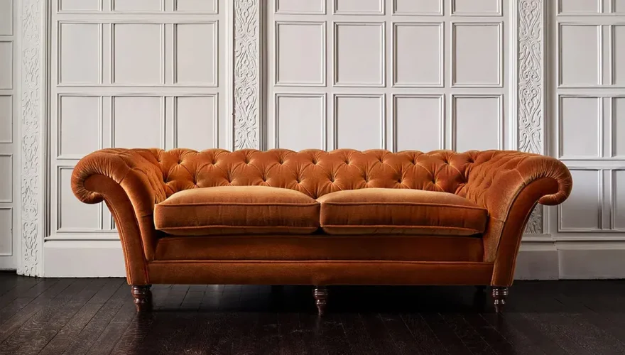 Velvet Lüks Kadife Chester Koltuk - 1