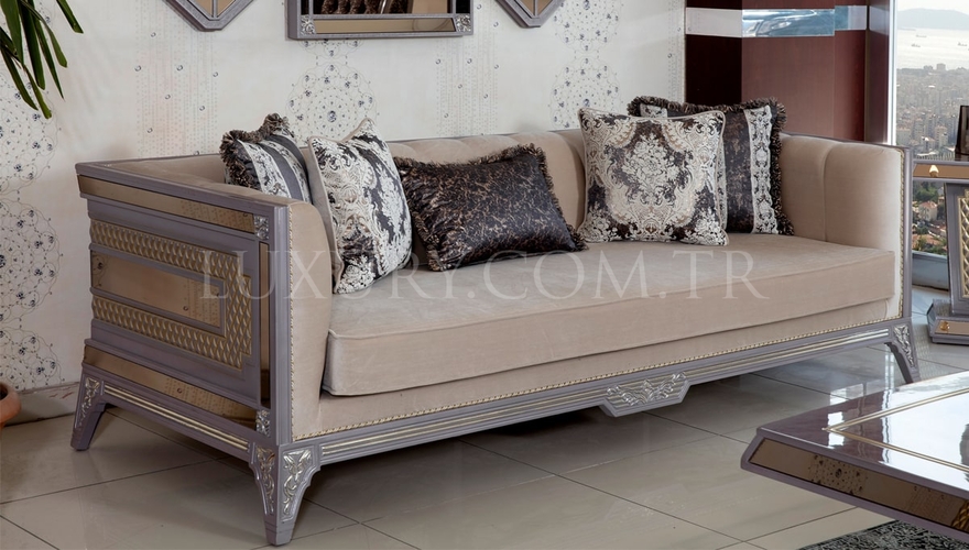 Venedik Modern Sofa Set - 3
