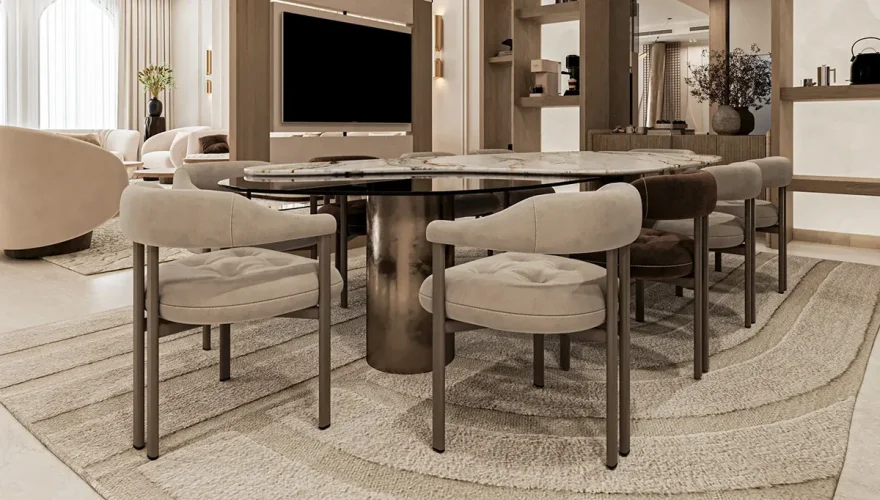 Venezia İtalyan Tasarım Yemek Odası - 4