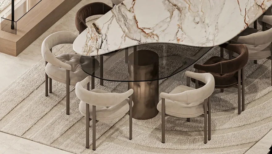 Venezia İtalyan Tasarım Yemek Odası - 5