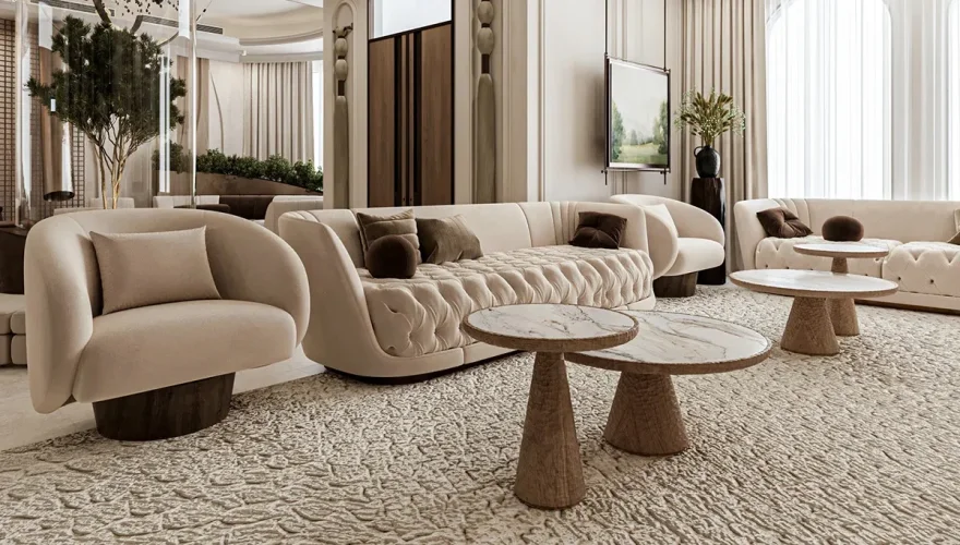 Venezia Modern Chester Koltuk Takımı - 3