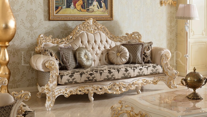 Venora Classic White Living Room - 3