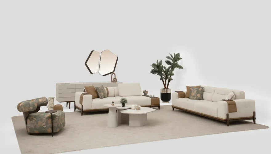 Veramo Modern Sofa Set - 1