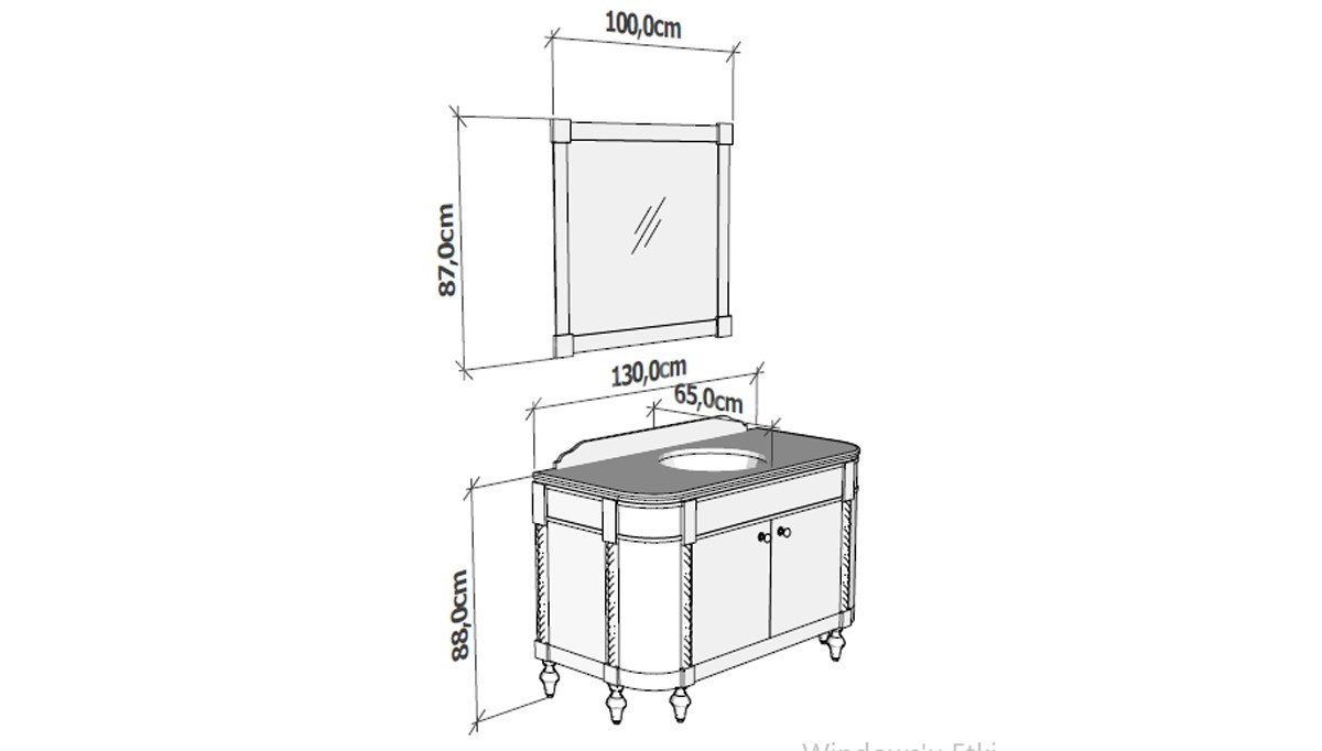 Verdora Classic Bathroom Set - 7