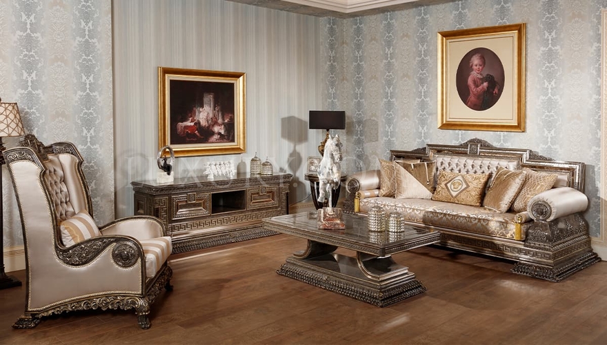 Versace Classic Living Room - 3