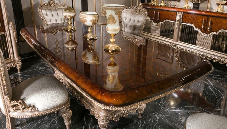 Vesta Klasik Ceviz Yemek Odası - 2