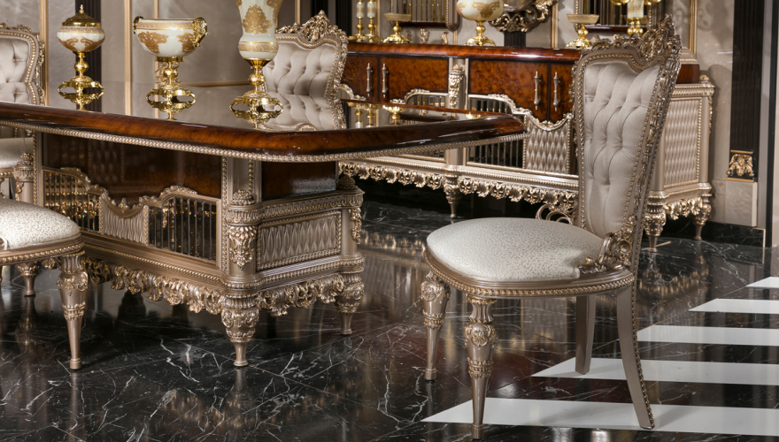 Vesta Klasik Ceviz Yemek Odası - 3