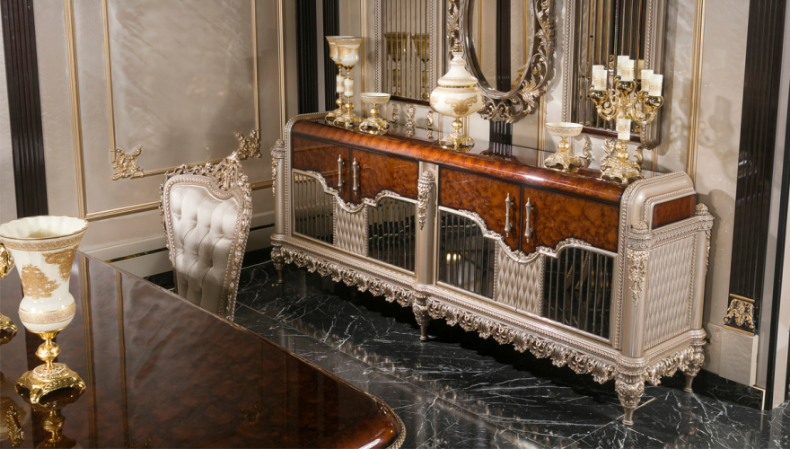 Vesta Klasik Ceviz Yemek Odası - 4