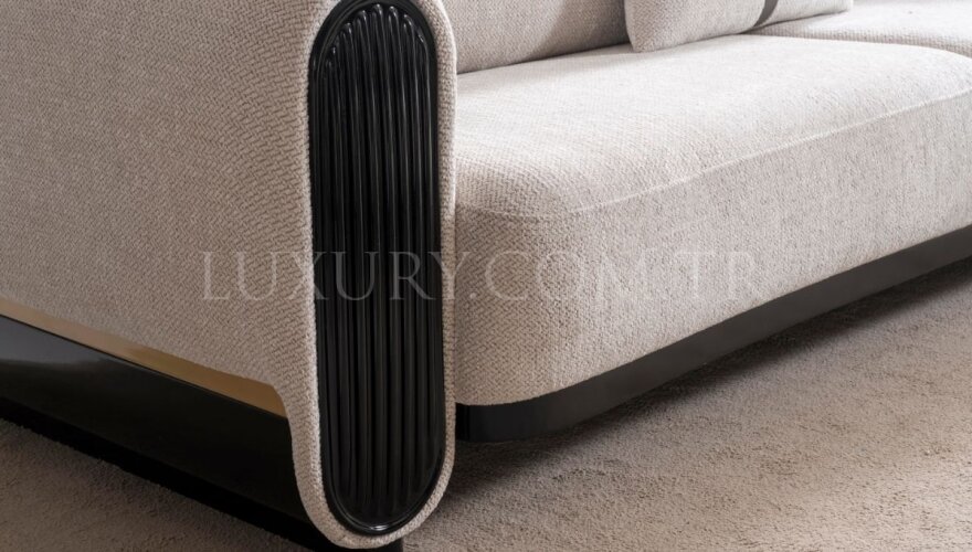 Veyron Beyaz Modern Koltuk Takımı - 6