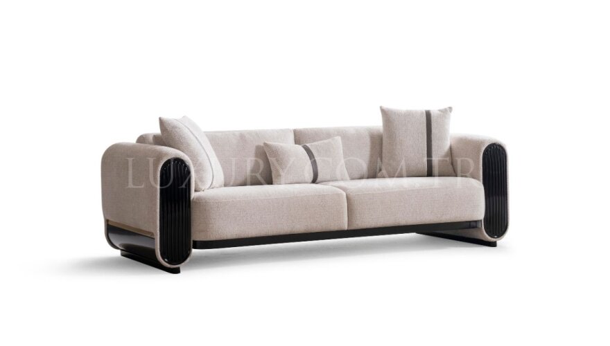 Veyron Beyaz Modern Koltuk Takımı - 11