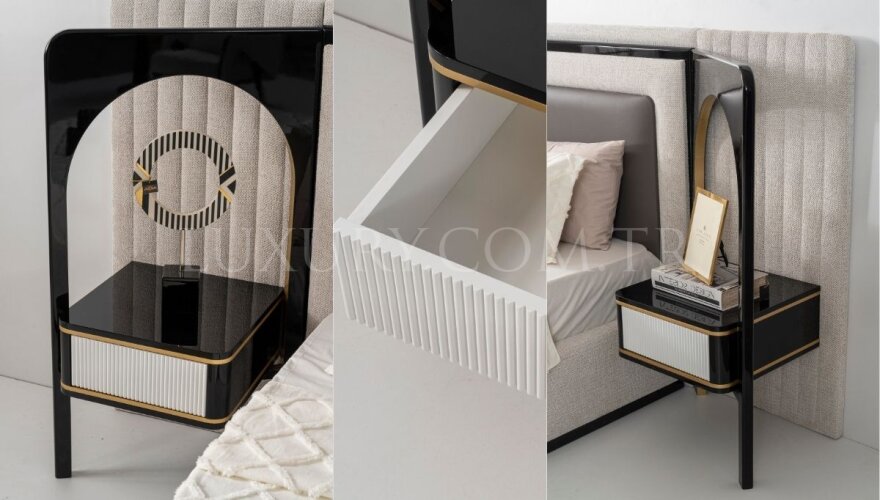 Veyron Beyaz Modern Yatak Odası - 10