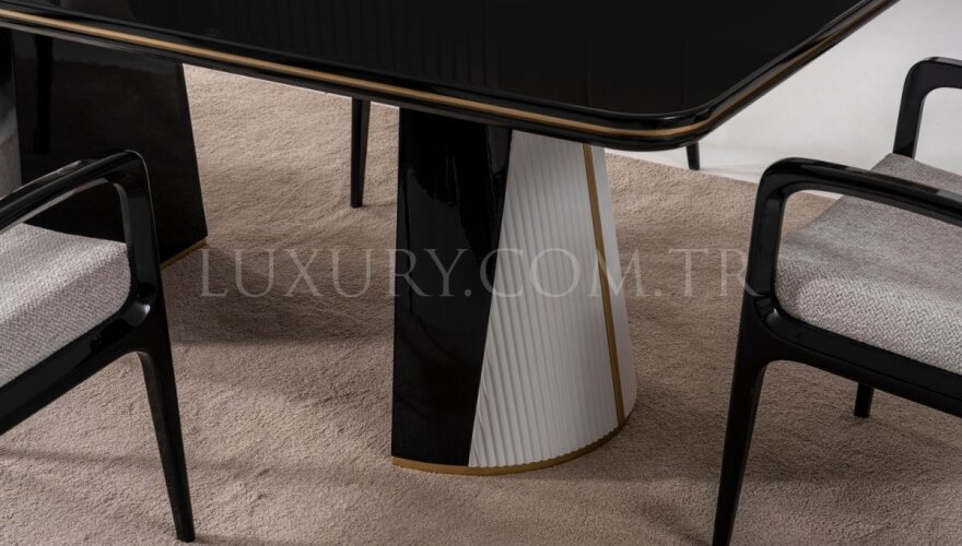 Veyron Beyaz Modern Yemek Odası - 6