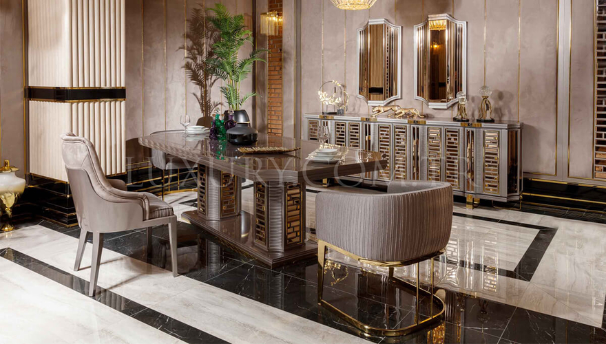 Vietnam Modern Bronze Dining Room - 1128