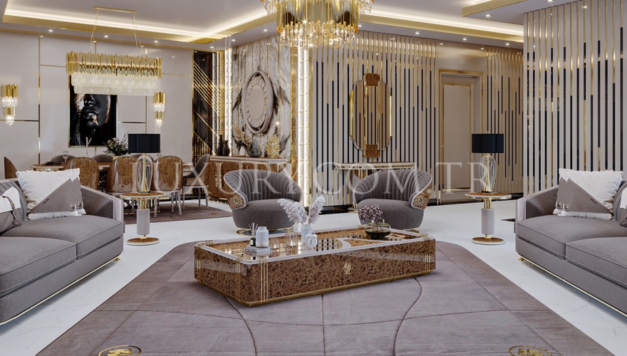 Villa Klasik Ceviz Koltuk Takımı - 2