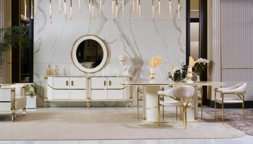 Viola Modern Dining Room - 1116