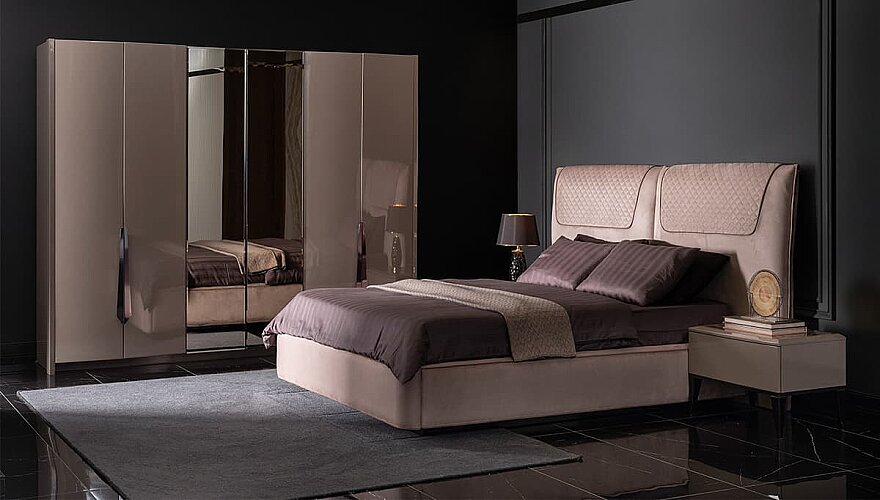 Virella Kahve Modern Yatak Odası - 3