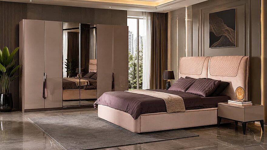 Virella Kahve Modern Yatak Odası - 1182