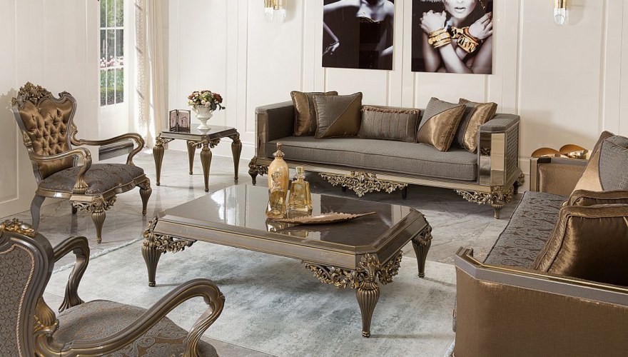 Vistera Art Deco Sofa Set - 2