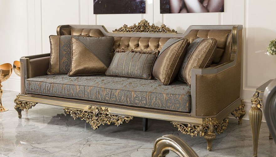 Vistera Art Deco Sofa Set - 6