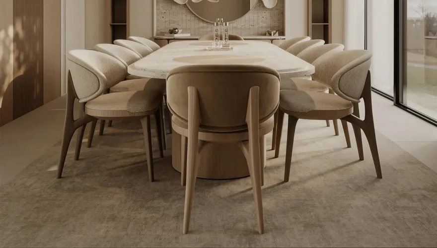 Vita İskandinav Bohem Yemek Odası - 3