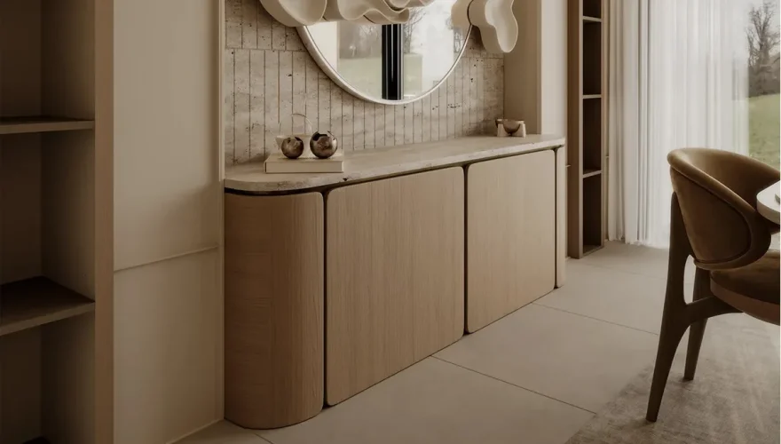 Vita İskandinav Bohem Yemek Odası - 4